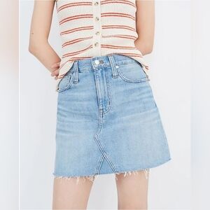 Madewell Denim Mini Skirt